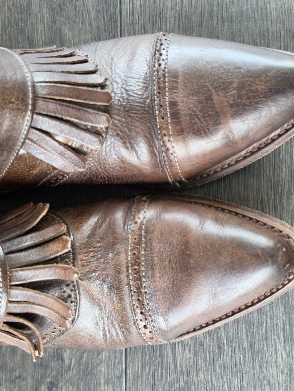 Bed Stu | Dipper Fringe Leather Ankle Boots | 9 - Picture 4 of 11